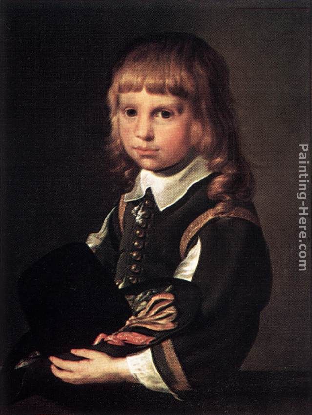 Portrait of a Child painting - Pieter Codde Portrait of a Child art painting